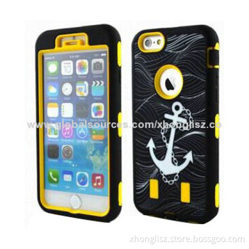 New arrival Robot 3-in-1 PC Case for iPhone 6, OEM & ODM are WelcomeNew